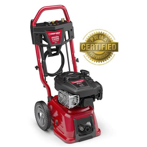 It is designed for units with the Inlet and Outlet tube facing the front of the pressure washer. . Troy bilt 2800 psi pressure washer